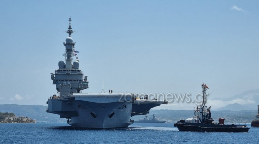 Στη Σούδα το αεροπλανοφόρο Σαρλ Ντε Γκoλ, θα παραμείνει στα Χανιά για έξι ημέρες