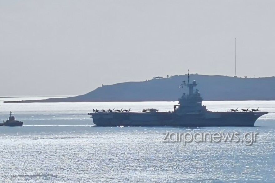 Στη Σούδα το αεροπλανοφόρο Σαρλ Ντε Γκoλ, θα παραμείνει στα Χανιά για έξι ημέρες