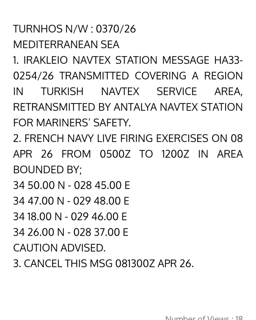 Εκνευρισμός στην Τουρκία για τη μεγάλη άσκηση του Γαλλικού Ναυτικού ανοικτά της Κρήτης - Ισχυρίζονται ότι θα διεξαχθεί σε τουρκική ζώνη ευθύνης!