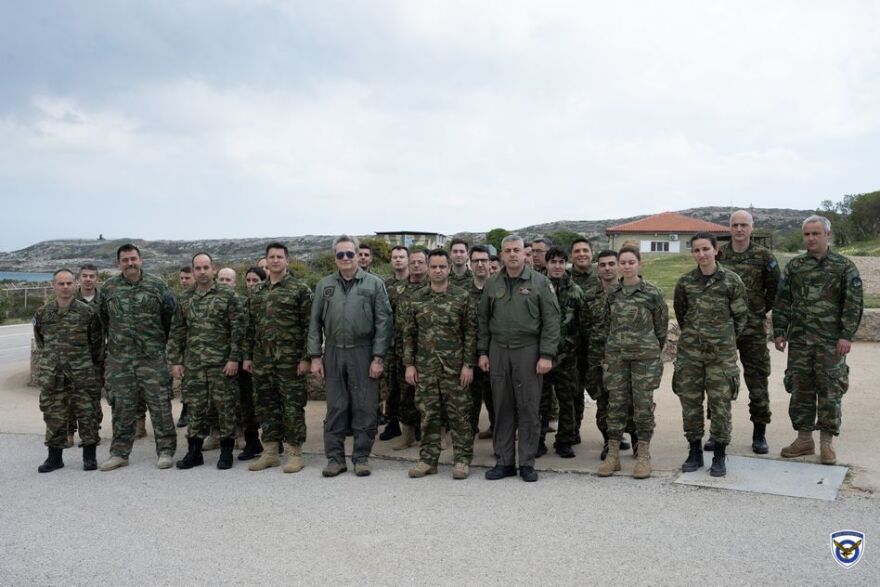 Στην Κάρπαθο ο αρχηγός της Πολεμικής Αεροπορίας - Επισκέφθηκε την 26η Μοίρα κατευθυνόμενων βλημάτων «Patriot»