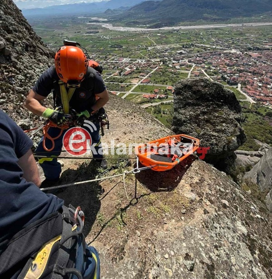 Γυναίκα έπεσε από το βράχο της μονής του Αγίου Στεφάνου στα Μετέωρα