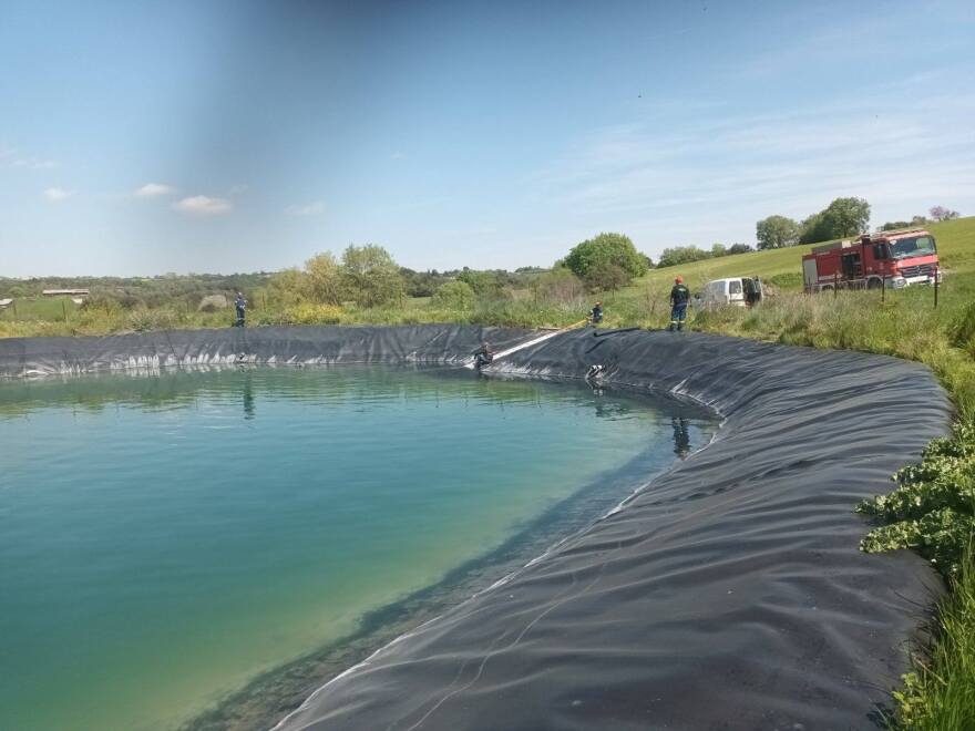 Διάσωση έξι σκύλων από ταμιευτήρα άρδευσης στην Κατερίνα, δείτε βίντεο και φωτογραφίες