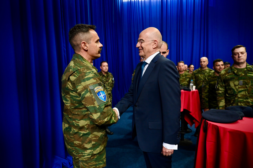 Συνάντηση Δένδια με τον πρωθυπουργό του Κοσόβου στην Πρίστινα, δείτε φωτογραφίες