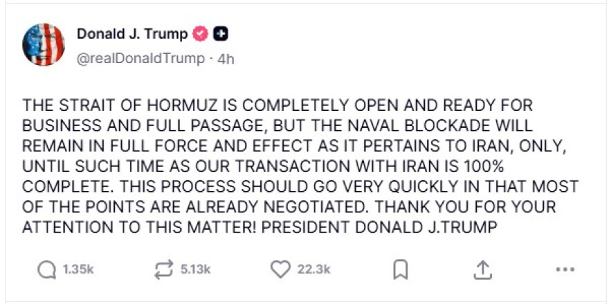 «Εύθραυστη ισορροπία» στα Στενά του Ορμούζ: Το Ιράν ανοίγει τον δίαυλο, «αγκάθι» ο ναυτικός αποκλεισμός των ΗΠΑ, επιφυλακτικές οι ναυτιλιακές