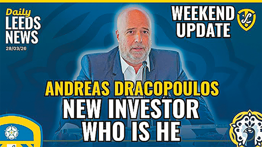 Από τη φιλανθρωπία, στο ποδόσφαιρο: O Δρακόπουλος του «Νιάρχος» πήρε... φανέλα βασικού στη Leeds Utd