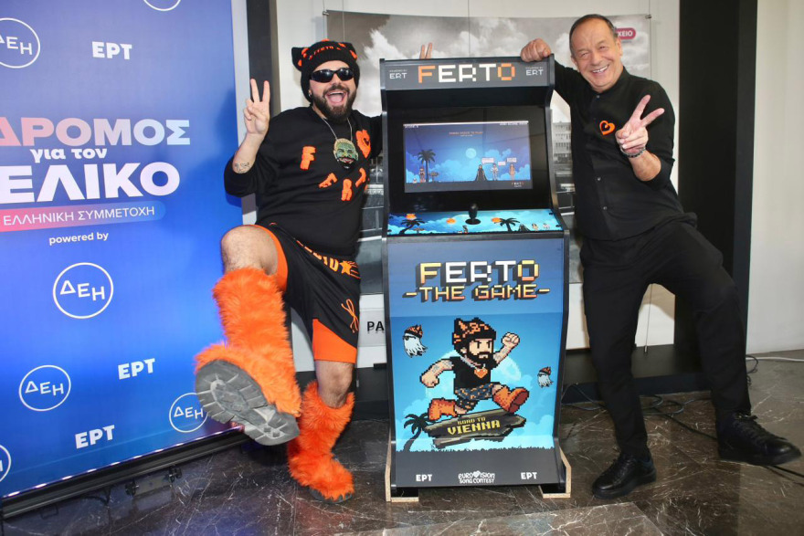 Eurovision 2026: Με το σήμα της νίκης ο Ακύλας, σήμερα η συνέντευξη τύπου στην ΕΡΤ