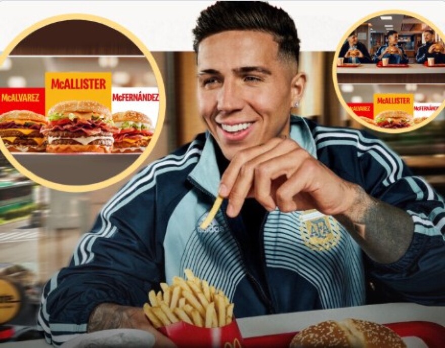 Εθνική Αργεντινής: Τα McDonalds παρουσίασαν τα νέα μπέργκερ ΜακΆλβαρεζ, ΜακΦερνάντεζ και... ΜακΆλιστερ