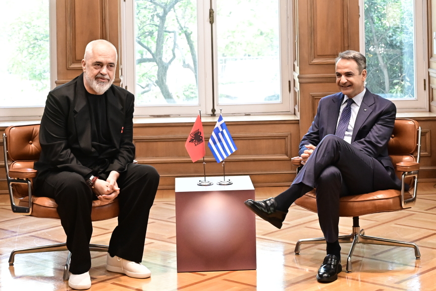 Ο Μητσοτάκης συναντήθηκε με τον Ράμα: Έχουμε μία σημαντική ευκαιρία να λύσουμε εκκρεμή ζητήματα