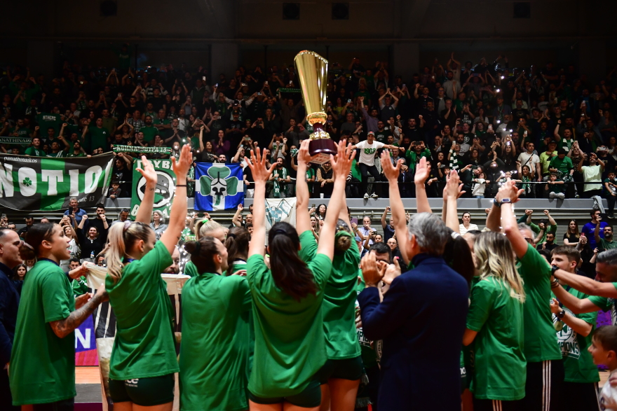 Πρωταθλητής Ελλάδας στο βόλεϊ γυναικών ο Παναθηναϊκός, 3-0 τον ΖΑΟΝ στον 3ο τελικό, βίντεο και φωτογραφίες 