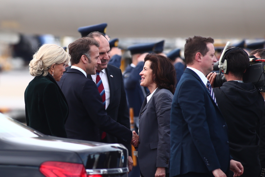 Αναχώρησε από την Αθήνα το ζεύγος Μακρόν