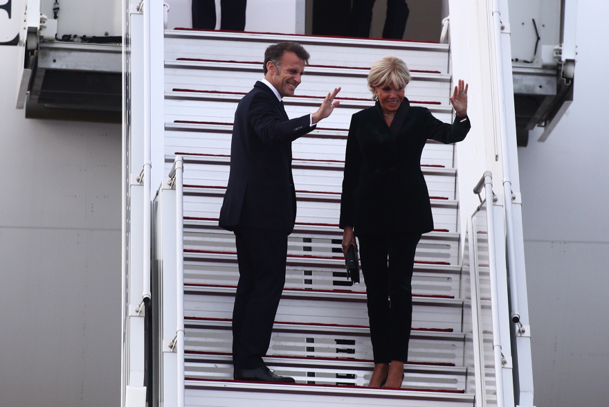 Αναχώρησε από την Αθήνα το ζεύγος Μακρόν