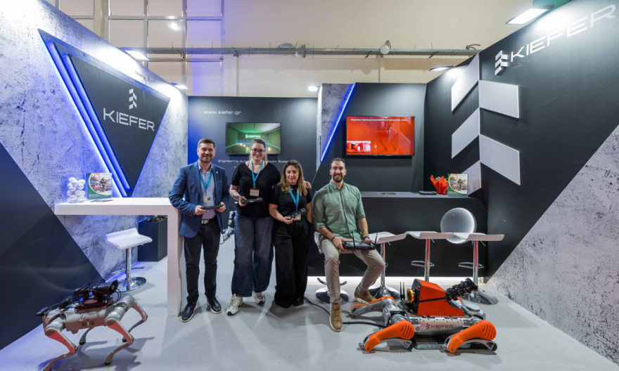 Η KIEFER στην InterAigis 2026: Παρουσιάστηκε το πρώτο τετράποδο πυροσβεστικό ρομπότ στην Ελλάδα  