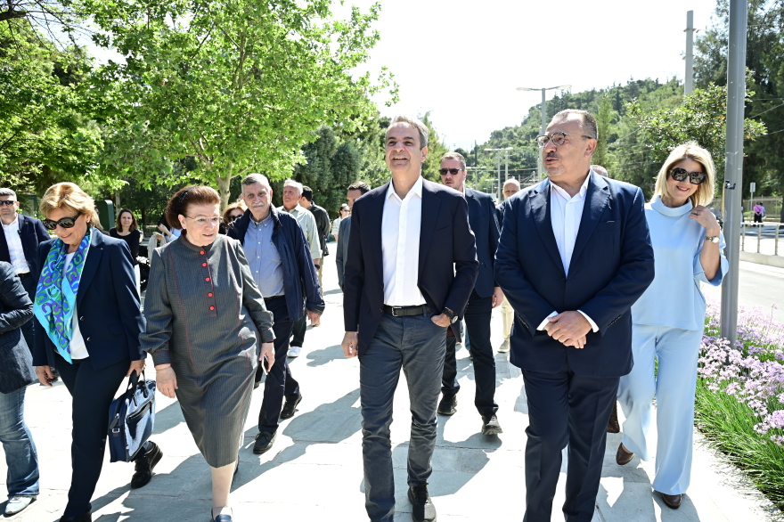 Μητσοτάκης από Βασιλίσσης Όλγας: Ένα όραμα δεκαετιών έγινε πραγματικότητα, εντυπωσιάζομαι από την ποιότητα των εργασιών