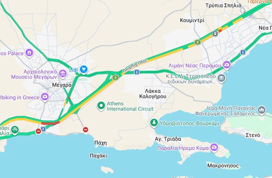 Δείτε live την επιστροφή των εκδρομέων της Πρωτομαγιάς, πού κινούνται με χαμηλές ταχύτητες