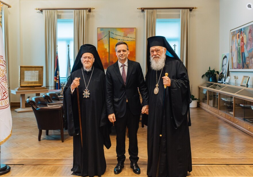 Τον Πατριάρχη Βαρθολομαίο τίμησε ο Δήμος Αθηναίων με το μετάλλιο για την Προστασία της Περιβαλλοντικής Κληρονομιάς, φωτογραφίες