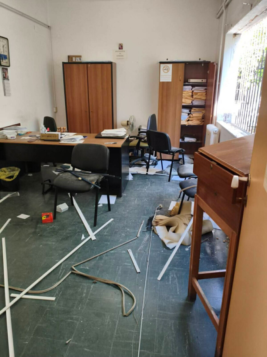 Βανδαλισμός στα ΚΤΕΟ Αγρινίου, ξήλωσαν μέχρι και τα αλουμίνια, δείτε φωτογραφίες