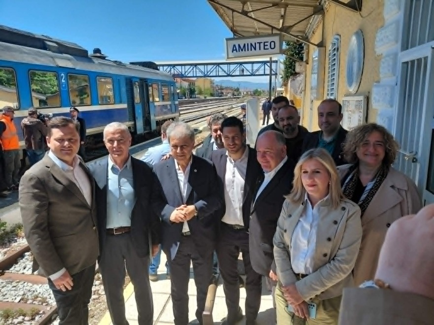 Επιστροφή του τρένου στο Αμύνταιο μετά από τρία χρόνια, δοκιμαστική διαδρομή με Κυρανάκη και στόχο πλήρη επανεκκίνηση έως τέλη Μαΐου
