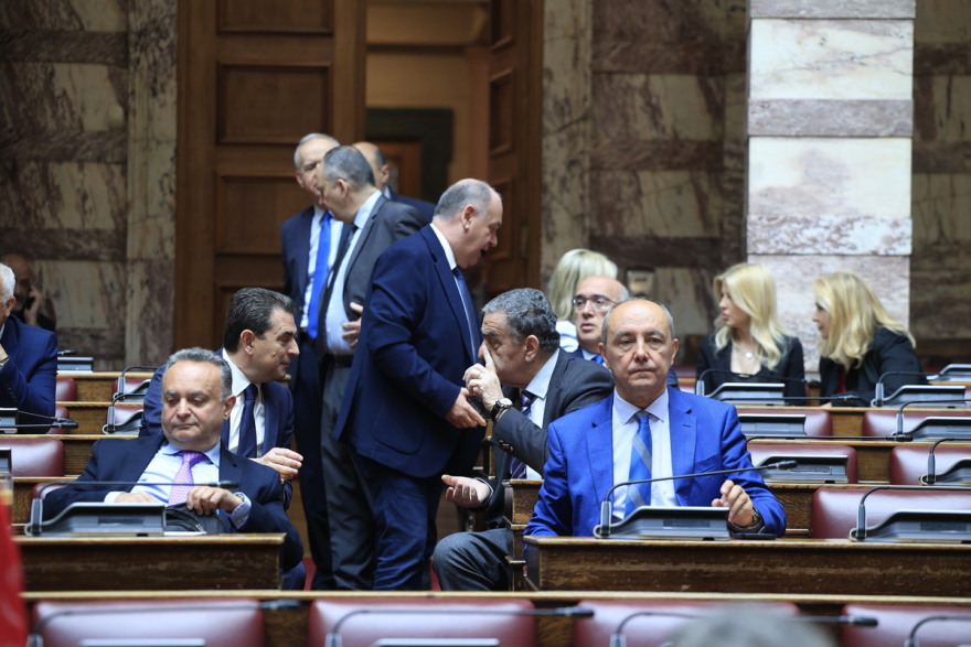 Τα χαμόγελα και τα πηγαδάκια στην ΚΟ της Νέας Δημοκρατίας, δείτε φωτογραφίες