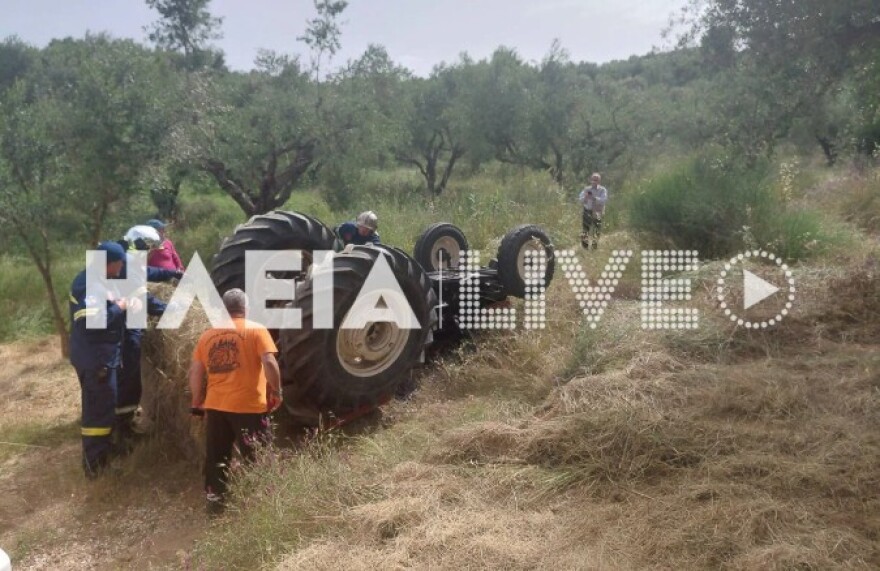 Τραγωδία στην Ηλεία: Αγρότης καταπλακώθηκε από τρακτέρ και τραυματίστηκε θανάσιμα στο κεφάλι