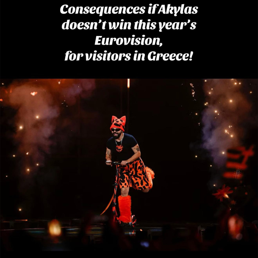 Πολυμήχανοι Έλληνες κάνουν promo στον Ακύλα με εκπτώσεις αλλά και... αυξήσεις: «45€ το πιτόγυρο και 50€ η χωριάτικη αν δεν τον ψηφίσετε» γράφουν