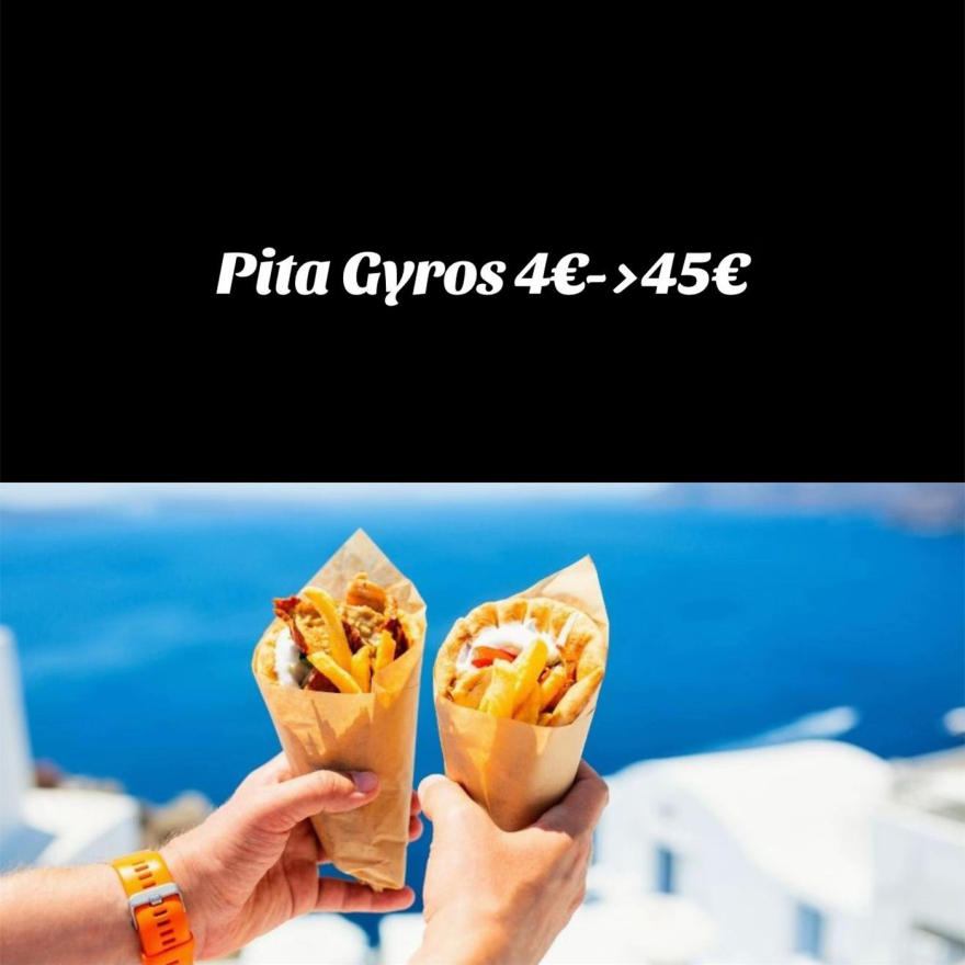 Πολυμήχανοι Έλληνες κάνουν promo στον Ακύλα με εκπτώσεις αλλά και... αυξήσεις: «45€ το πιτόγυρο και 50€ η χωριάτικη αν δεν τον ψηφίσετε» γράφουν