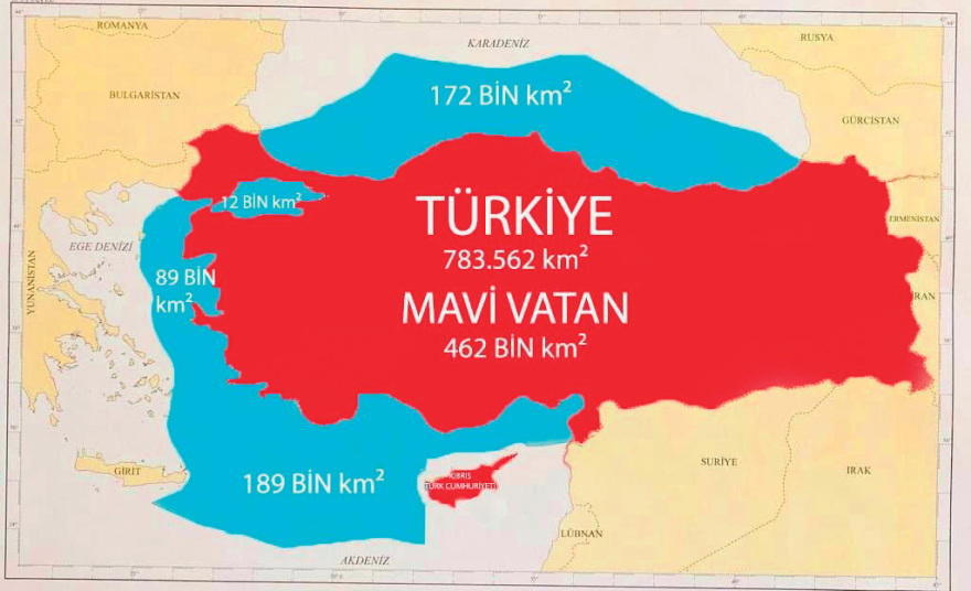 Ο Ερντογάν νομοθετεί ακόμη και τους χάρτες της φαντασίας του, υιοθετεί πλήρως την αντίληψη του casus belli