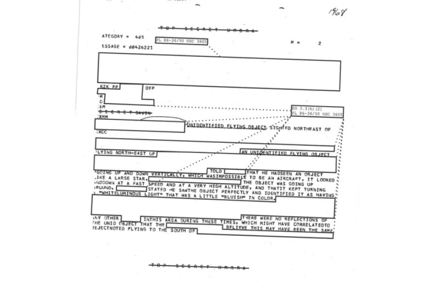 Νέα έγγραφα της NSA: Μαχητικά αεροσκάφη MiG καταδίωξαν UFO στη διάρκεια του Ψυχρού Πολέμου