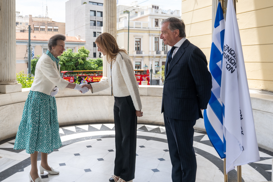 Η Πρόεδρος της Ένωσης Ελλήνων Εφοπλιστών Μελίνα Τραυλού παρέθεσε γεύμα προς τιμήν της Πριγκίπισσας Άννας