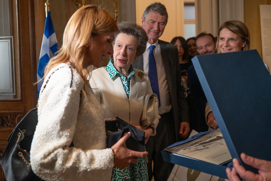 Η Πρόεδρος της Ένωσης Ελλήνων Εφοπλιστών Μελίνα Τραυλού παρέθεσε γεύμα προς τιμήν της Πριγκίπισσας Άννας