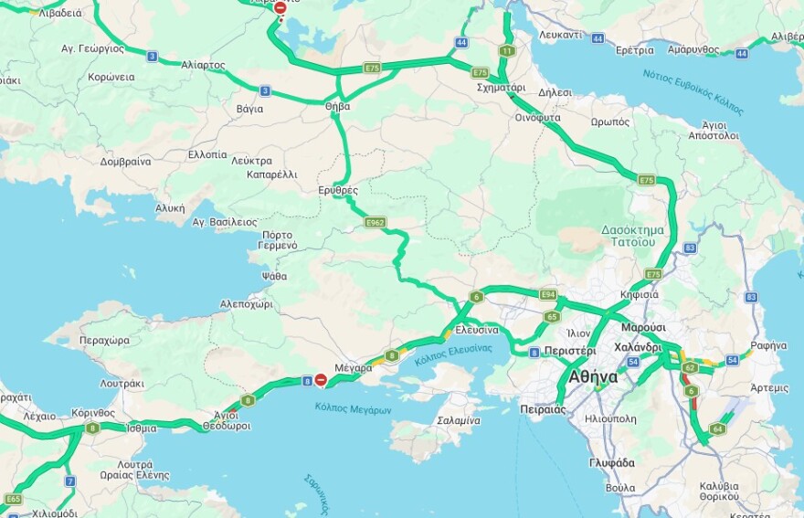 Χωρίς προβλήματα εξελίσσεται η επιστροφή των εκδρομέων του τριημέρου στην Αττική