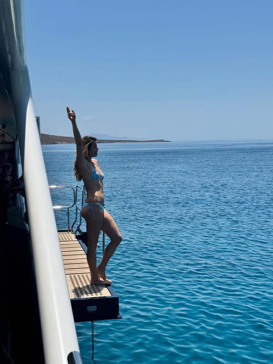 Μαριέττα Χρουσαλά: Η «ξεχωριστή Παρασκευή» της πάνω σε σκάφος