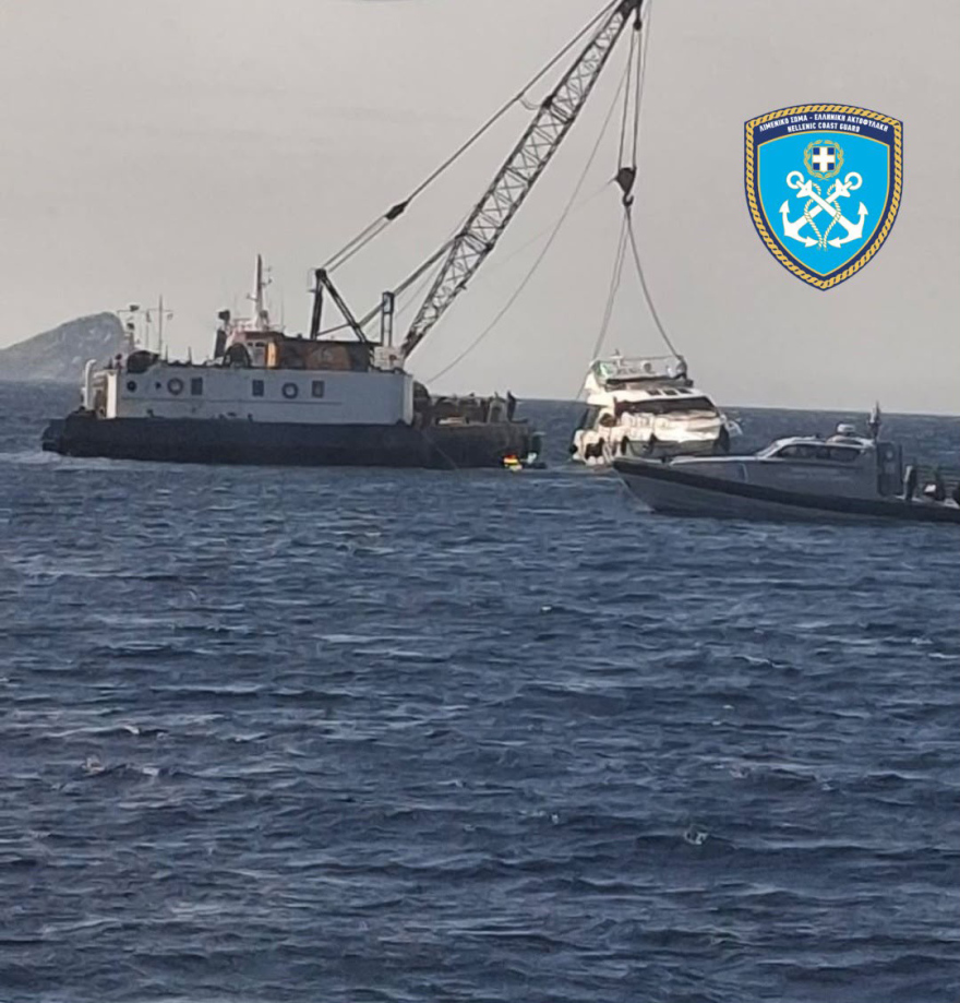 Προσάραξη θαλαμηγού ανοιχτά των Οινουσσών, σώοι οι επιβαίνοντες, δείτε φωτογραφίες 
