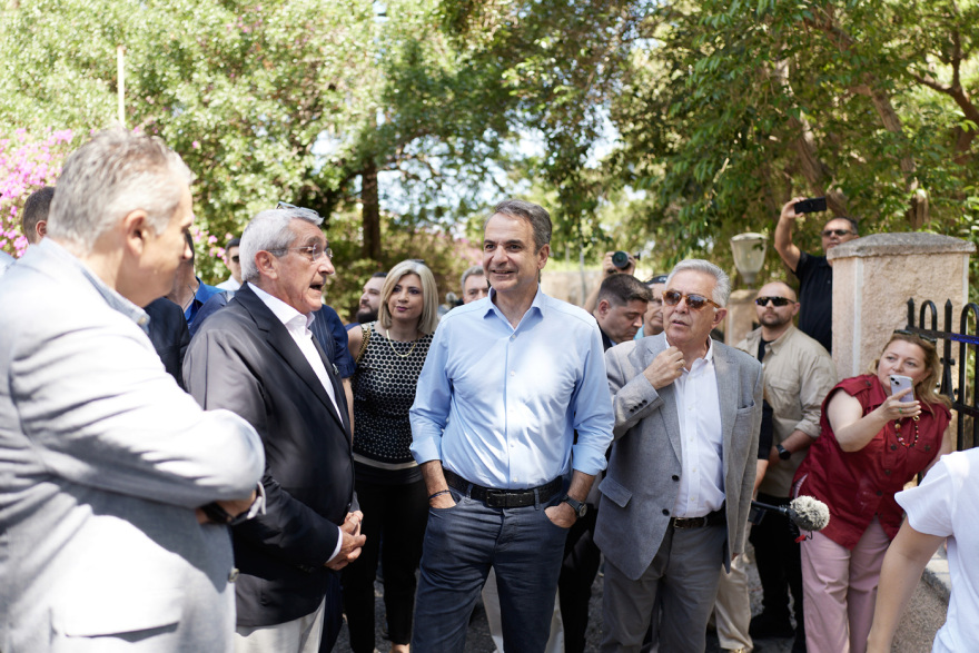 Στη Ρόδο ο Μητσοτάκης: Αναβαθμίζεται το λιμάνι του νησιού, νέο νοσοκομείο στην Κω εξήγγειλε ο πρωθυπουργός