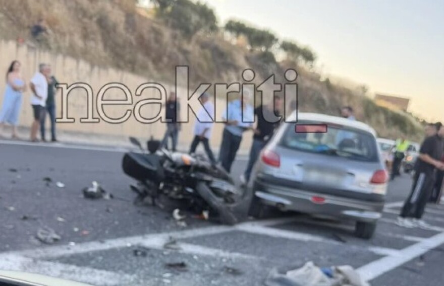 Τραγωδία στην Κρήτη: Νεκρός 50χρονος έπειτα από σύγκρουση μηχανής με ΙΧ