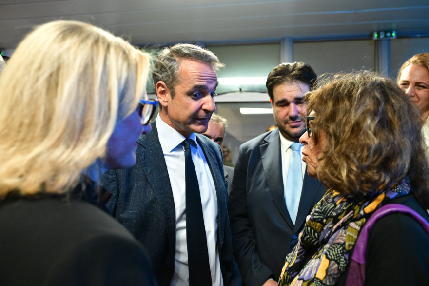 Παρών ο Κυριάκος Μητσοτάκης στα εγκαίνια του 1ου κέντρου υποδοχής πληγέντων ζώων από καταστροφές 