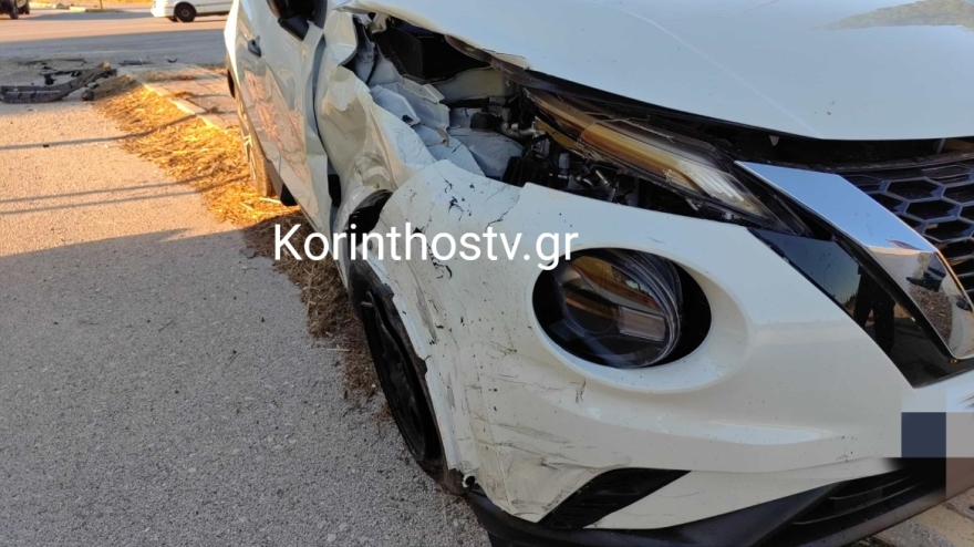 Σοβαρό τροχαίο στο Λουτράκι: Αυτοκίνητο συγκρούστηκε με ασθενοφόρο, δύο τραυματίες