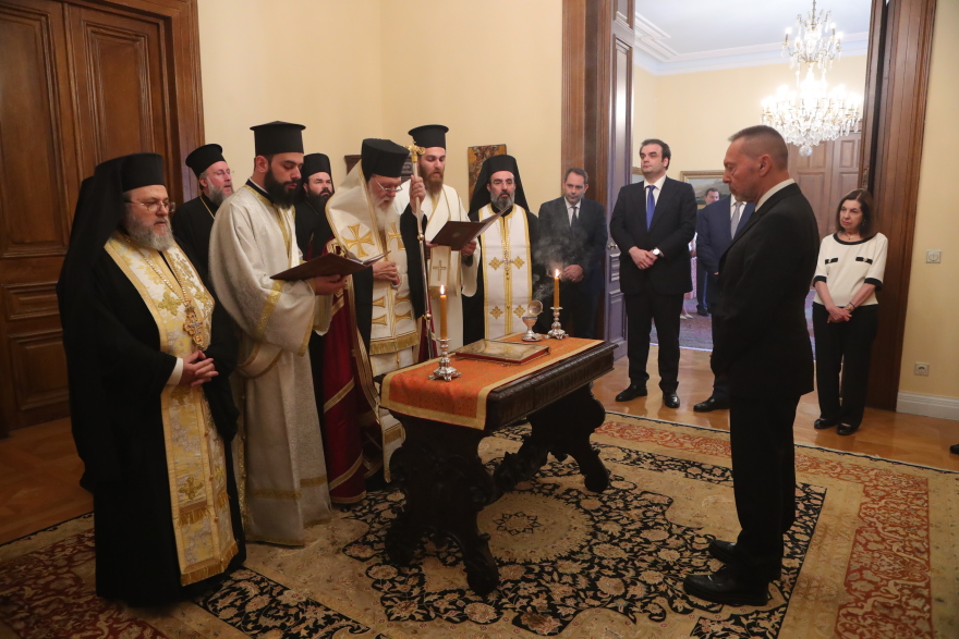 Ο Γιάννης Στουρνάρας ορκίστηκε για τρίτη φορά Διοικητής της Τράπεζας της Ελλάδος, δείτε φωτογραφίες