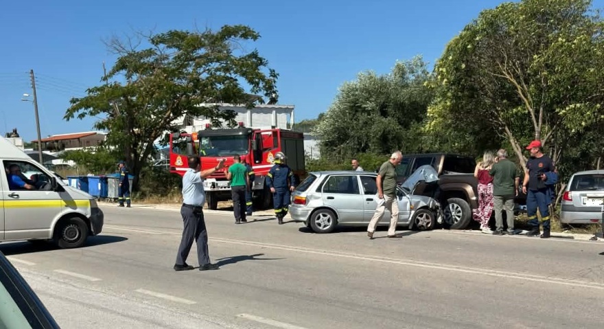 Ηγουμενίτσα: Δύο τραυματίες μετά από τροχαίο στην παλιά Εθνική οδό