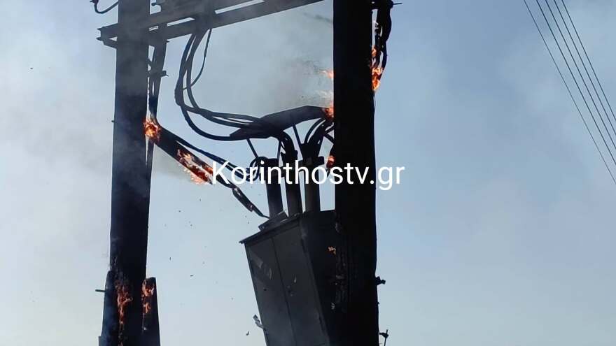 Σε ύφεση η φωτιά στον Άγιο Δημήτριο Κορινθίας, δείτε βίντεο και φωτογραφίες