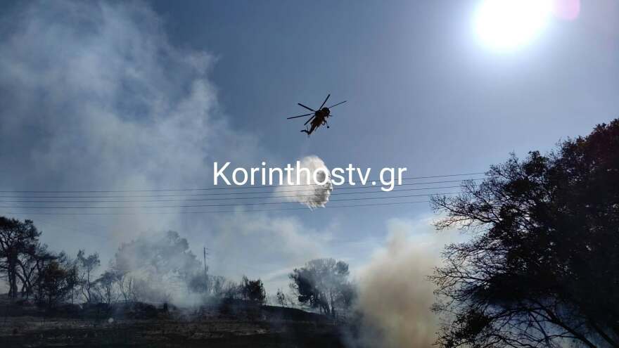 Φωτιά τώρα στον Άγιο Δημήτριο Κορινθίας: Μήνυμα του 112 για εκκένωση σε Φιλοθέη και Θυμαρίωνα, δείτε βίντεο και φωτογραφίες