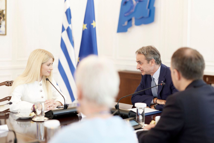 Συνάντηση Μητσοτάκη - Δημητρίου: Ουσιαστική κινητικότητα για το Κυπριακό, να είμαστε απόλυτα συντονισμένοι