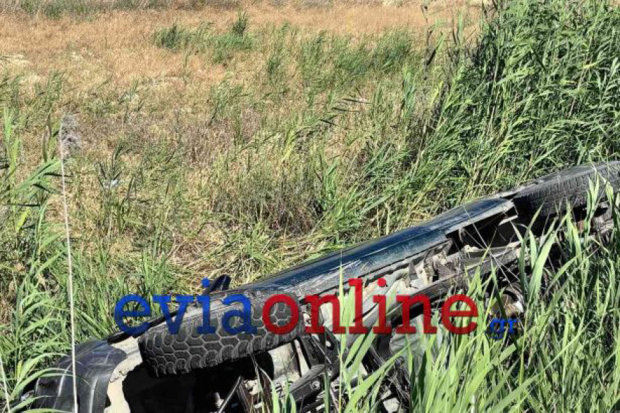 Τροχαίο στην Εύβοια με αυτοκίνητο που τούμπαρε, ο ηλικιωμένος οδηγός νοσηλεύεται
