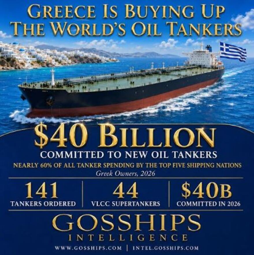 Οι Έλληνες εφοπλιστές επενδύουν σχεδόν 40 δισ. δολάρια στα δεξαμενόπλοια του μέλλοντος