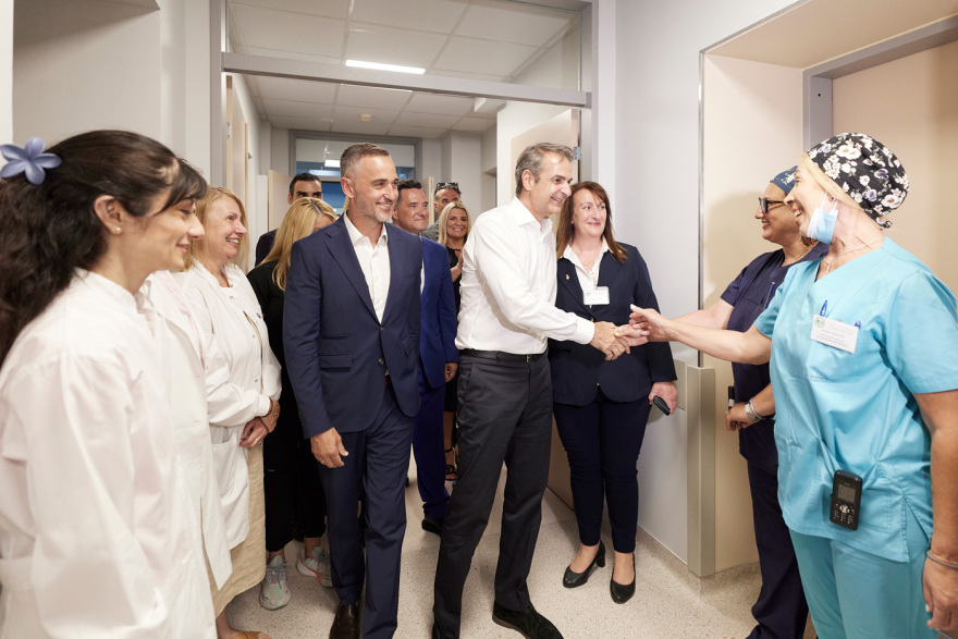 Μητσοτάκης: Μετατρέψαμε το ταλαιπωρημένο Παίδων Πεντέλης σε ένα υπερσύγχρονο παιδιατρικό νοσοκομείο