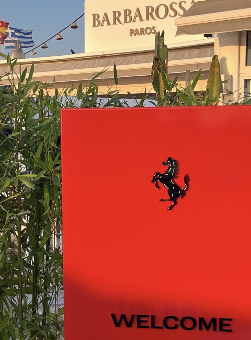 Το Barbarossa της Πάρου υποδέχθηκε το Ferrari Cavalcade 2026