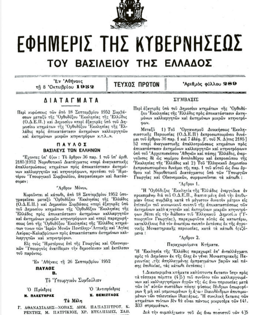 Εκκλησιαστική περιουσία: Το ιερό real estate των €15 δισ. και τα 10.000 νομικά πρόσωπα με τα «χρυσά ακίνητα»