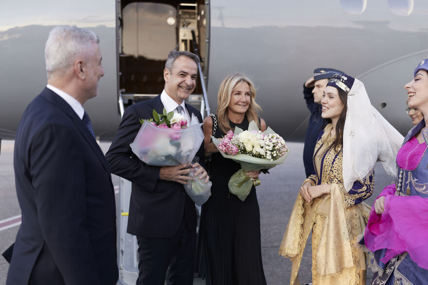 Αυτή την ώρα το δείπνο των ηγετών του NATO στην Άγκυρα, υποδέχθηκε τον Μητσοτάκη στο Λευκό Παλάτι ο Ερντογάν