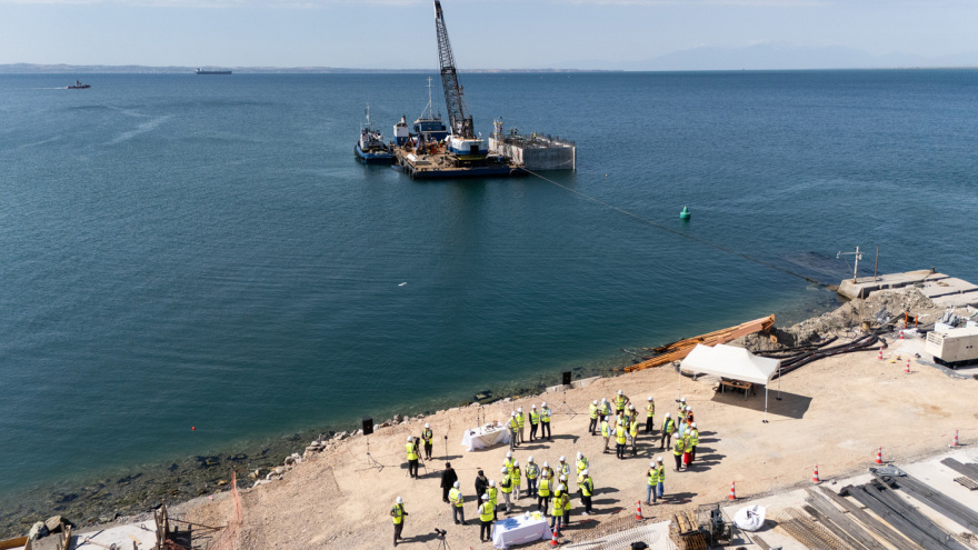 Ιστορική στιγμή για τη Βόρεια Ελλάδα: Ο 6ος Προβλήτας σχηματίζεται στο Θερμαϊκό μετά από 30 χρόνια
