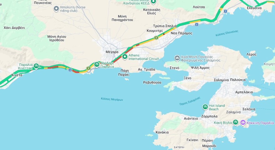 Βελτιωμένη η εικόνα στις Εθνικές Οδούς: Καθυστερήσεις στα Μέγαρα, κανονικά η κίνηση στην Αθηνών - Λαμίας