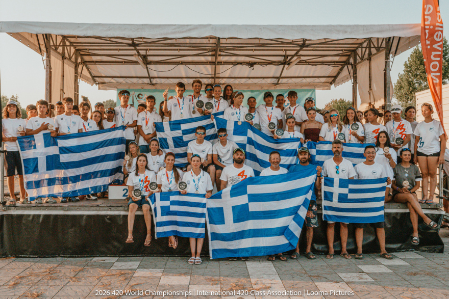 Ιστιοπλοΐα: Στην κορυφή η Ελλάδα στην κλάση των 420 με 30 μετάλλια στο Παγκόσμιο πρωτάθλημα 